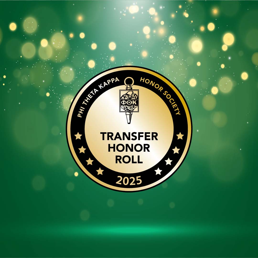 PTK 转移 Honor Roll 2025 Badge.